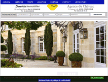 Tablet Screenshot of damiette-immobilier.com